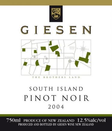 Giesen - Pinot Noir Marlborough 2020 (750ml) (750ml)