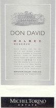 Michel Torino - Don David Reserve Malbec Cafayate Valley NV (750ml) (750ml)