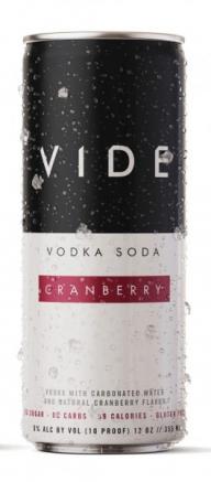 Vide -  Cranberry Vodka Soda 355ml cans (750ml) (750ml)
