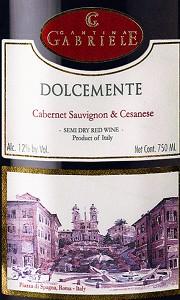 Cantina Gabriele - Dolcemente Red Kosher 2019 (750ml) (750ml)