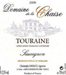Domaine de la Chaise - Touraine Sauvignon 2022 (750ml)
